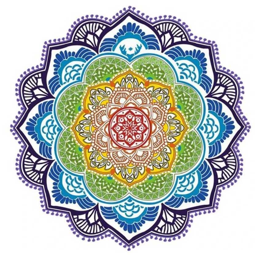 Mandala Yoga Blanket