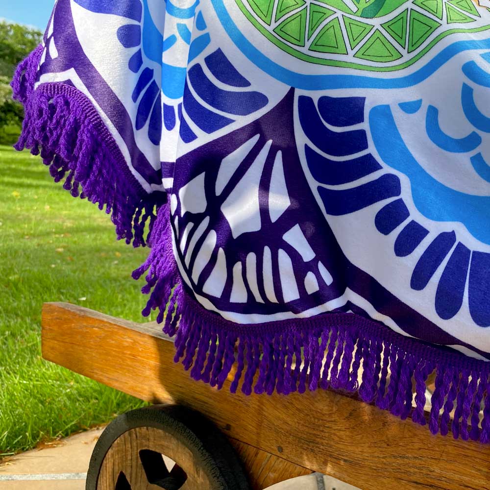 Mandala Yoga Blanket