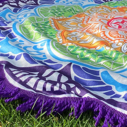 Mandala Yoga Blanket